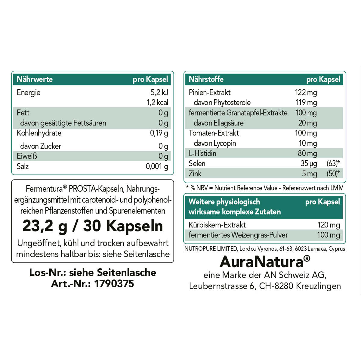 Fermentura® Prosta